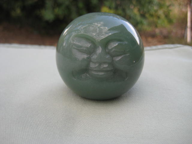 Green Adventurine Moonface vitality, growth, confidence 1996